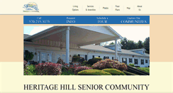 Desktop Screenshot of heritagehillsenior.com